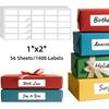 1400 Pcs 1"x2" Permanent Labels, Blank Labels Total, Non-Printable, Strong Adhesive, All-Purpose Handwriting Labels for Organizing, Files, Boxes