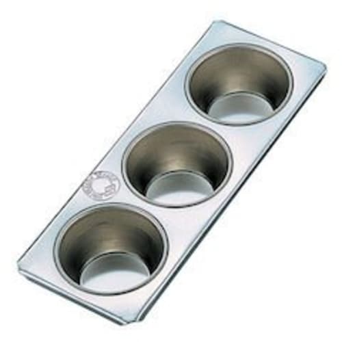 

Tin muffin pan, 100 cups, 3 pieces
