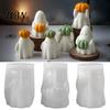 Scented Candle Making Mold Halloween 3D Ghost Pumpkin Silicone for Epoxy Resin Flexible Casting Aromatherapy Soap Home Art Crafts Decor