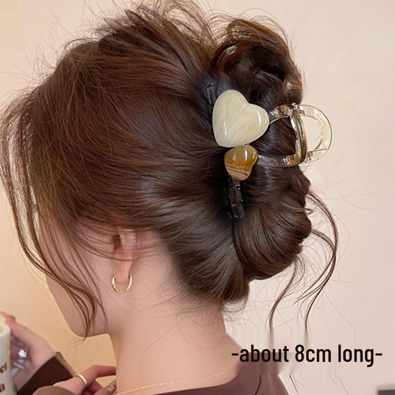 Elegant French Retro Small Shark Hair Clip for Thin Hair