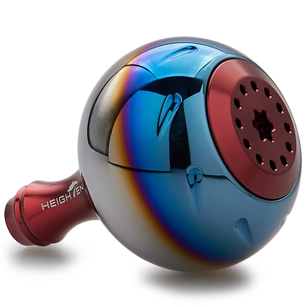 HEIGHTEN Reel Handle Knob for Shimano and Daiwa Aurora Series A and Type Wine 30mm/38mm (Type S) (38mm - Red) (HT23703)