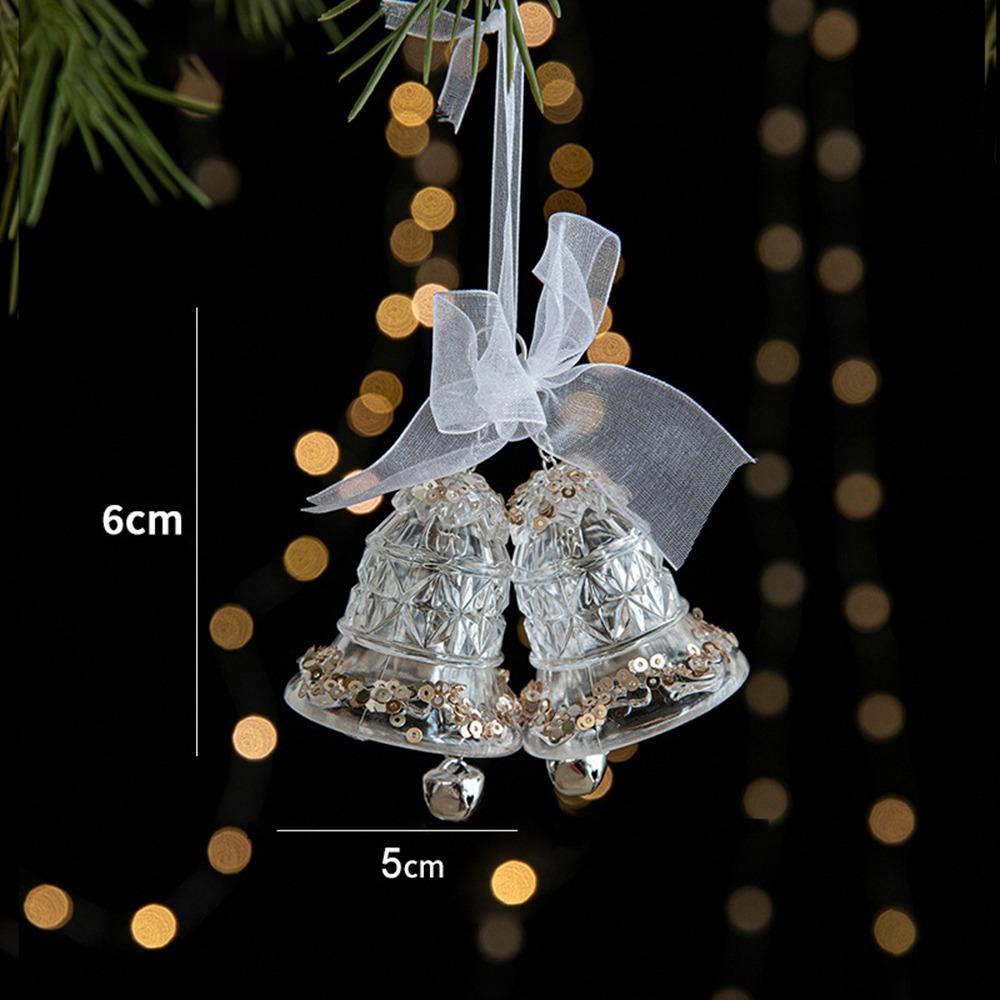 Snowflake Christmas Tree Ornaments Acrylic Crystal Hanging  Merry Christma
