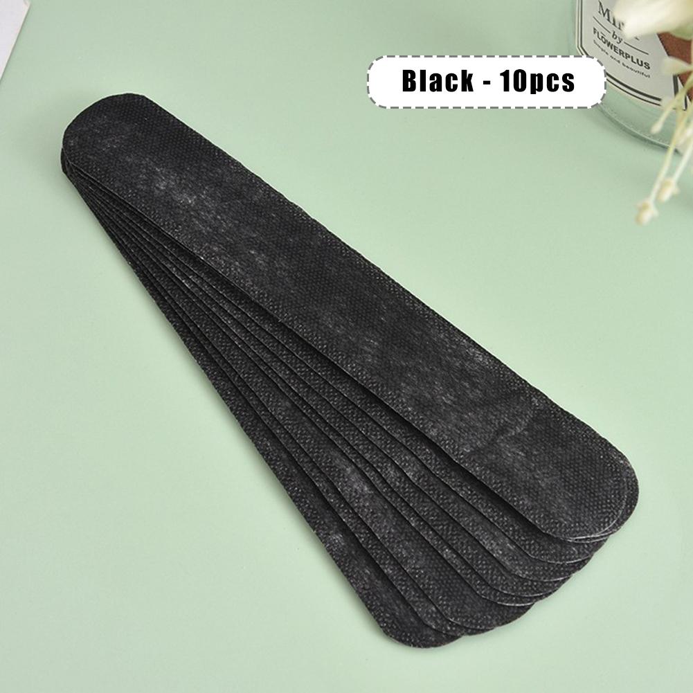 10pcs/pack Disposable Neck Neckline Sweat-absorbing Stickers Shirt Hat Sweat-proof Stickers for Men Women