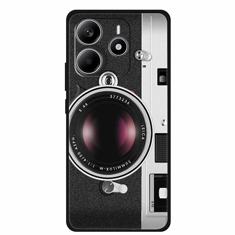 Pour Redmi Note 14 4G GLOBAL Coque Animaux Silicone Souple TPU Étuis de Téléphone Housse Arrière pour Xiaomi Redmi Note14 4G Protecteur Coque