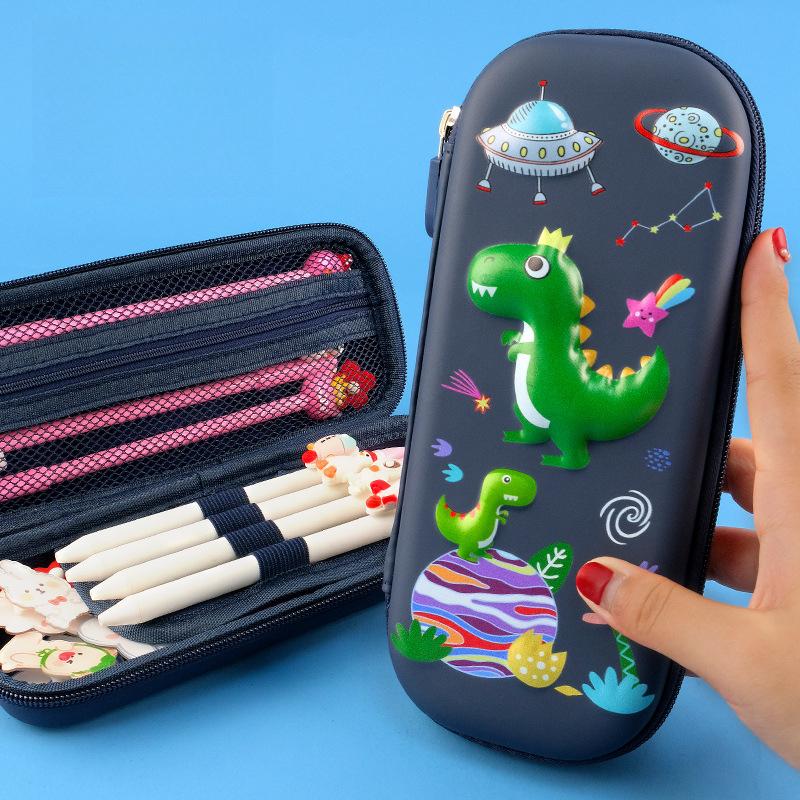 3D Space Student Pencil Cases 1 Pcs Cartoons Model Pencil Box Children Stationery