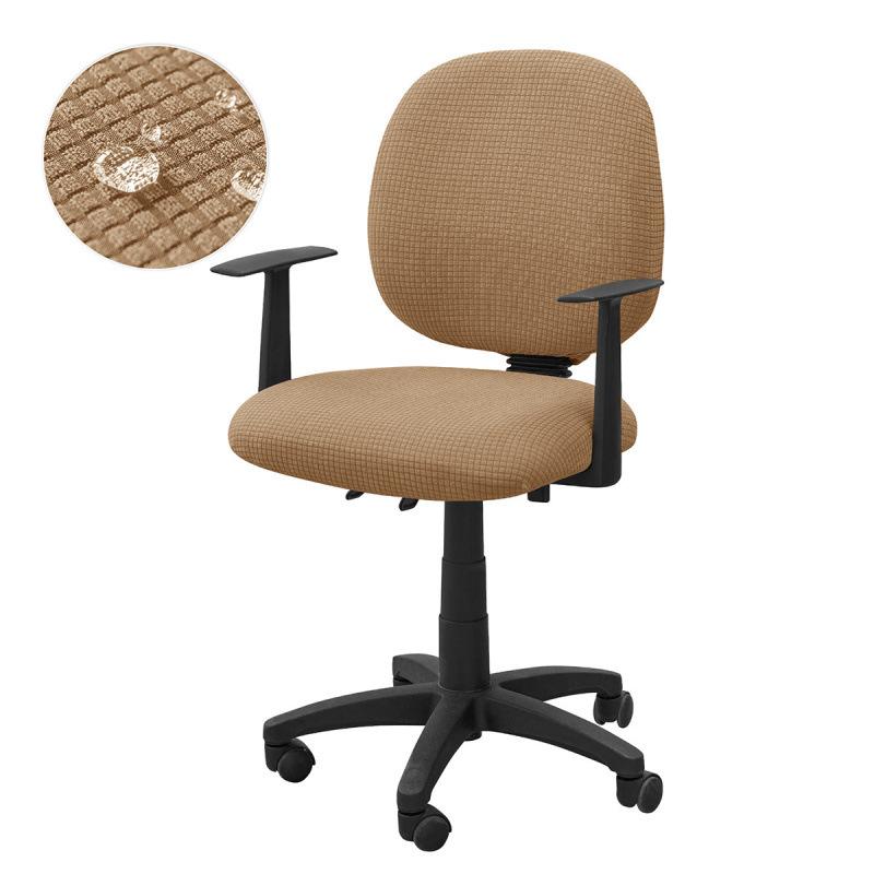 Office Chair Slipcover For Kitchen Dinning Banquet Dustproof Garterized Stretchable Seat Cover MH