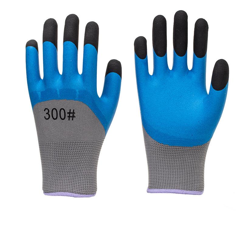

Gloves, Work Gloves, Wear,resistant Latex Gloves, Hardware Tools, Garden And Horticulture Machinery Gloves, And Non, Nylon Gloves One Size синій