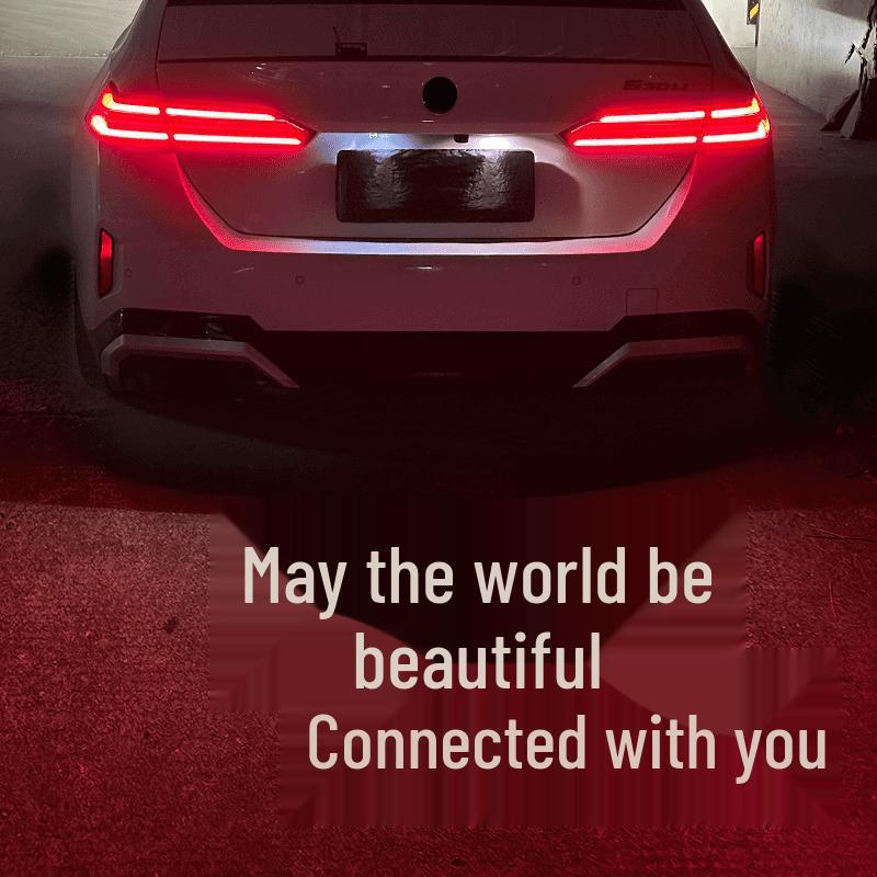 BMW Series Trunk Projection Lamp: License Plate & Ambient Light for 1/3/4/5, X1/X3/X5, M3/M4.