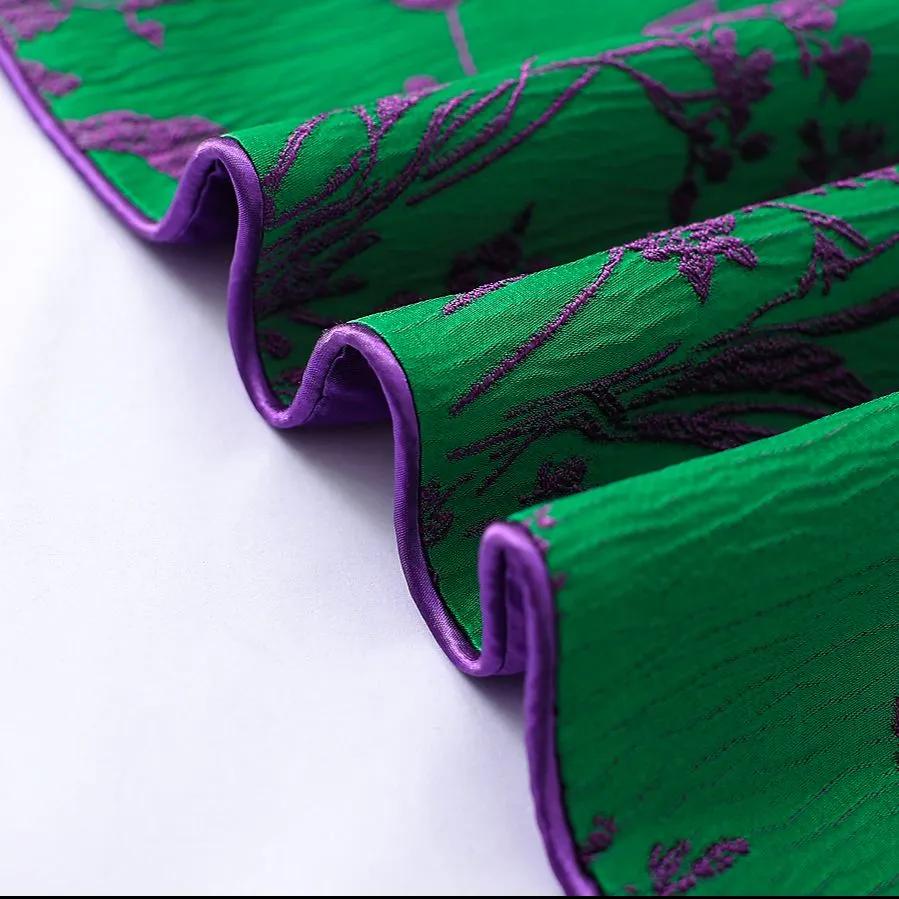 Dámský jarní retro žakárový top kardigan v čínském národním stylu s knoflíky