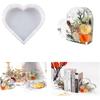 Resin Silicone Molds Large Heart Hexagon Resin Molds Deep Epoxy Resin Mold for Flowers Preservation Resin Art Resin Casting DIY (A-Heart)