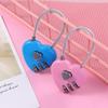 Password Lock Luggage Travel Lock Combination Padlock TSA Customs Code Lock Heart Shape Padlock