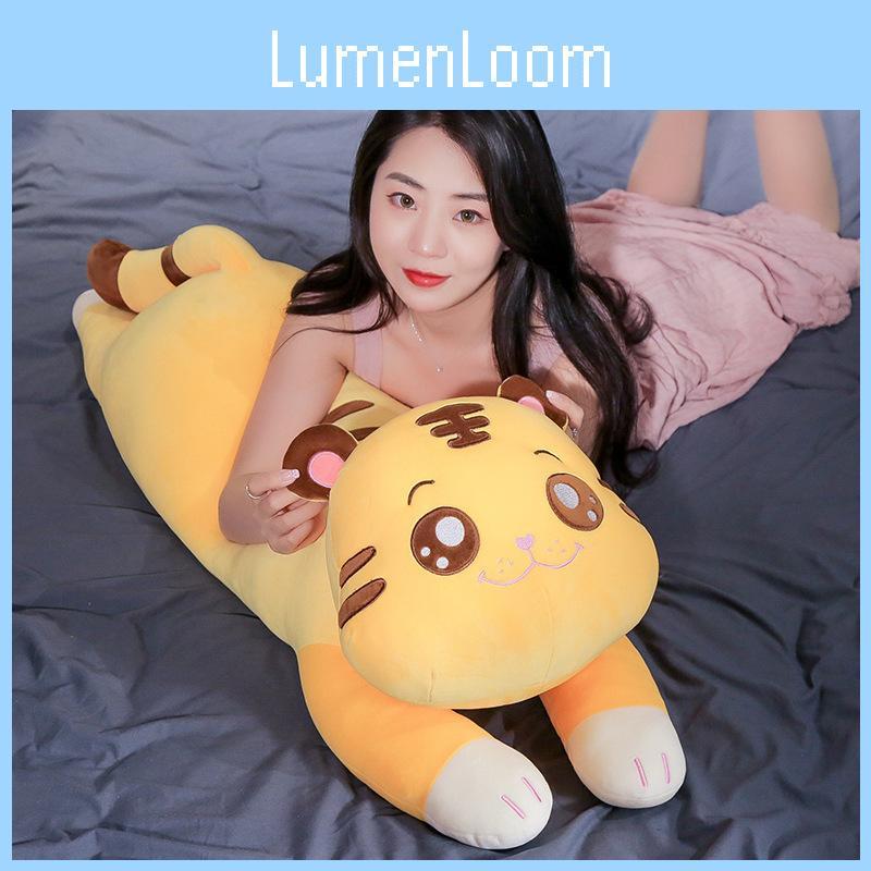 Large Cute Tiger Plush Toy Zodiac Bed Sleeping With Doll Birthday Gift Girl