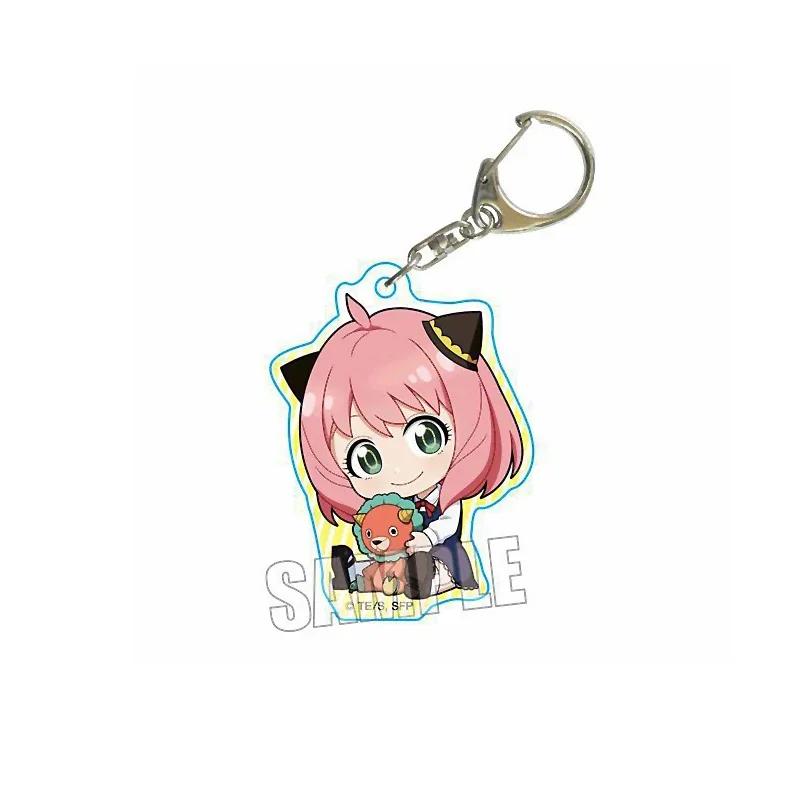 Anime SpyxFamily Anya Loid Yor Forger Cartoon Acrylic Keychain Pendant Keyring Bag Tag Anime Collections for Costumes