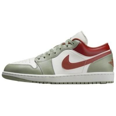 Buty do koszykówki Air Jordan 1 Low top Vintage Unisex Zielone 553558-133