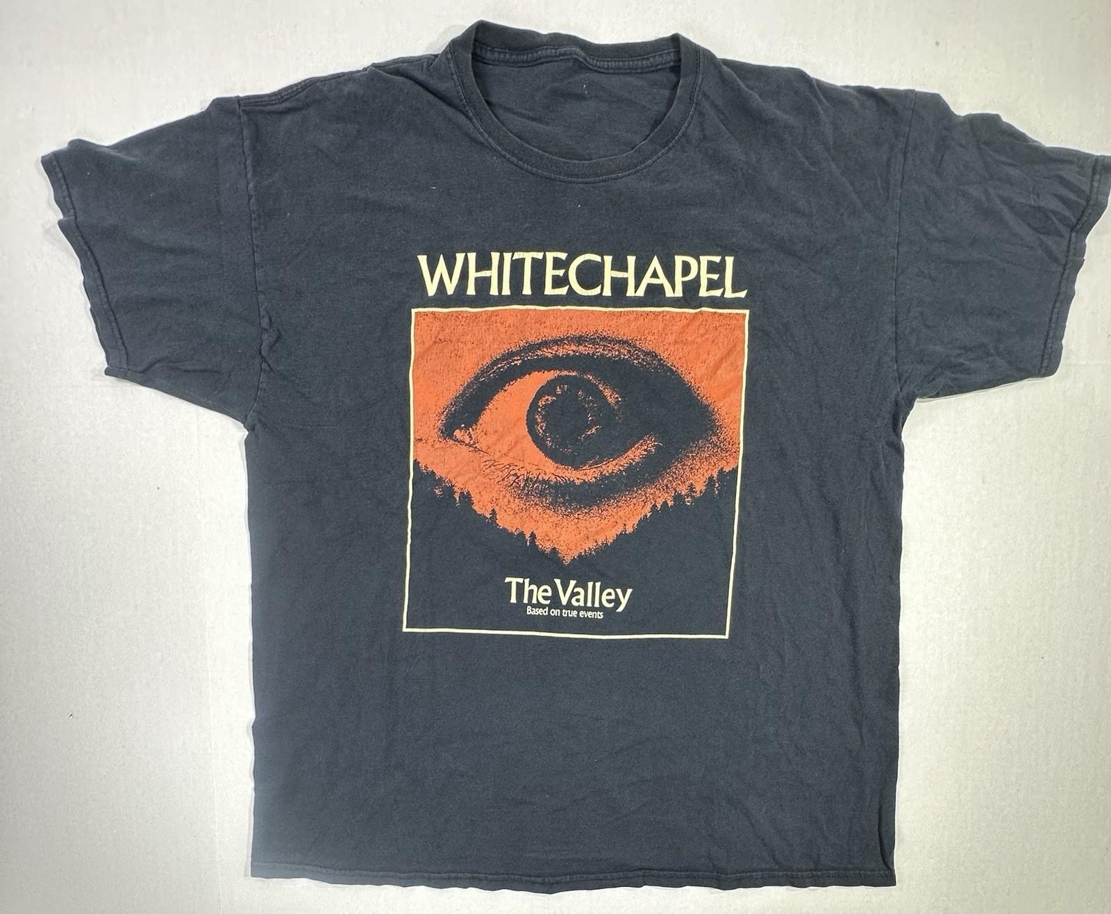 Whitechapel The Valley Tour 2019 Deathcore Band T-Shirt AN64611 M