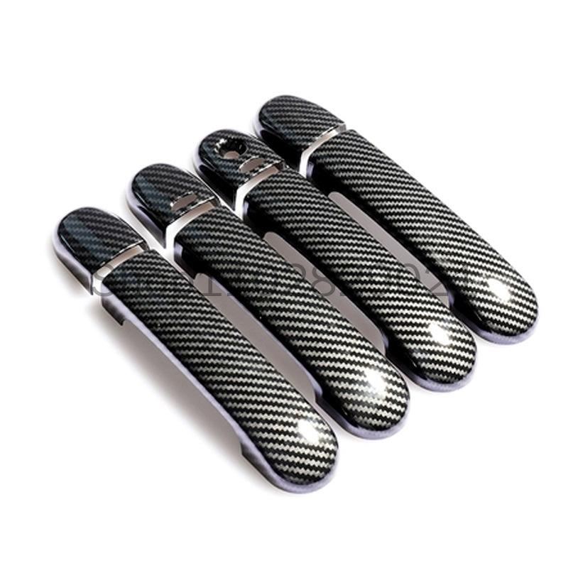 Car Door Handle Covers Trim Overlay Styling Sticker Auto Exterior Accessories For Nissan March Micra K12 Tiida C11 2003-2010