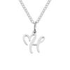 St. Delan Versatile 26-Letter Stainless Steel DIY Necklace Pendant
