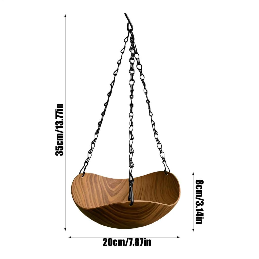 Hanging bird swimming pool, bird bath, bird feeder, outdoor drinking pool, suitable for outdoor garden decoration, hummingbird