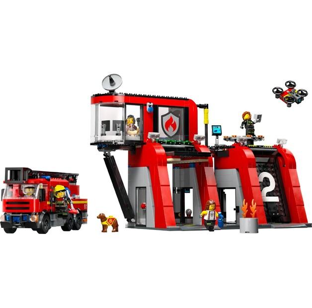 LEGO City 60414 Fire Station with Fire Engine
