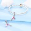 Charms Original Copper Pink Egg Beater Pendant Cake Beads Fit Bracelet Women Jewelry Diy Fine Gift Accessory
