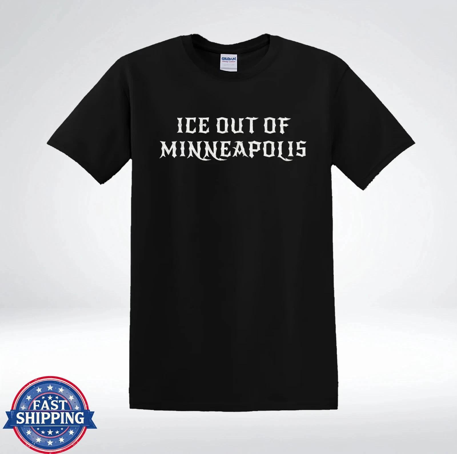 Ice Out Of Minneapolis Statement Graphic T-Shirt 2XL