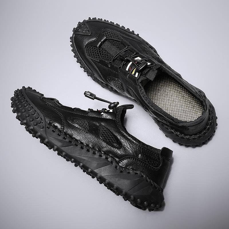 Fashion Men's Walking Shoes Breathable Lightweight Casual Tennis Shoes Hollow Out Running Shoes Tenis Masculino Sandals Mens Sneakers