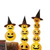 Light-Up Halloween Pumpkin Lantern Ornaments for Bar or Storefront Décor.