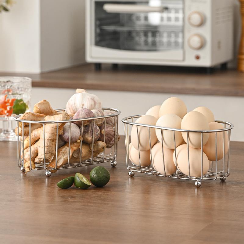 Stainless Steel Storage Basket Rustproof Quick Drain Design For Bathroom Organizing Skincare Cosmetics