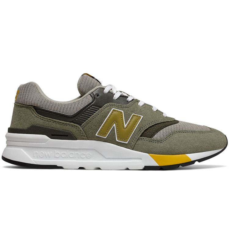 New Balance Nb 997 Retro Versatile Low-Top Marathon Running Shoes Men Sneaker Light-Army-Green CM997HEZ