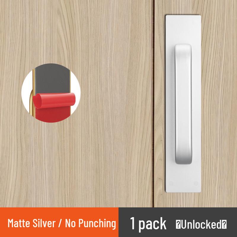 Self-Adhesive Door Pull Handle for Bathroom, Bedroom, or Sliding Doors