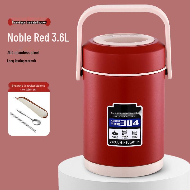 High-Value Insulated Lunch Box: Stylish & Durable 304 Stainless Steel, Ideal for Workers, Students, and Home Use