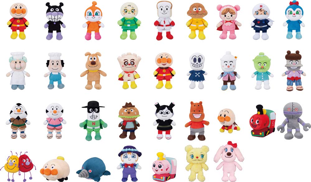 SEGA FAVE Anpanman Fuwarin Smile Plush Toy S Plus Dokin-chan
