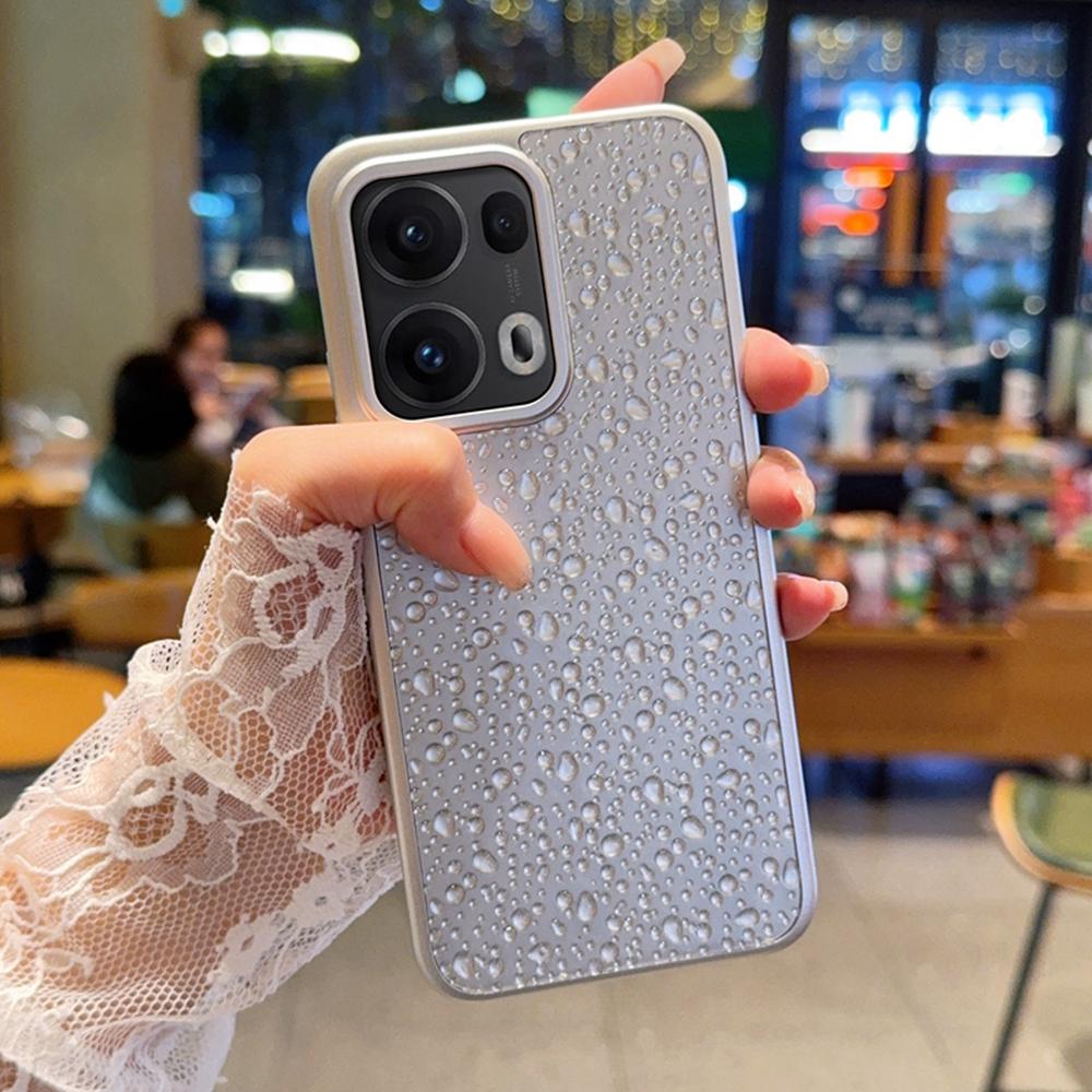 For Oppo Reno13 Pro 5G Case Creative Raindrop Phone Back Cover