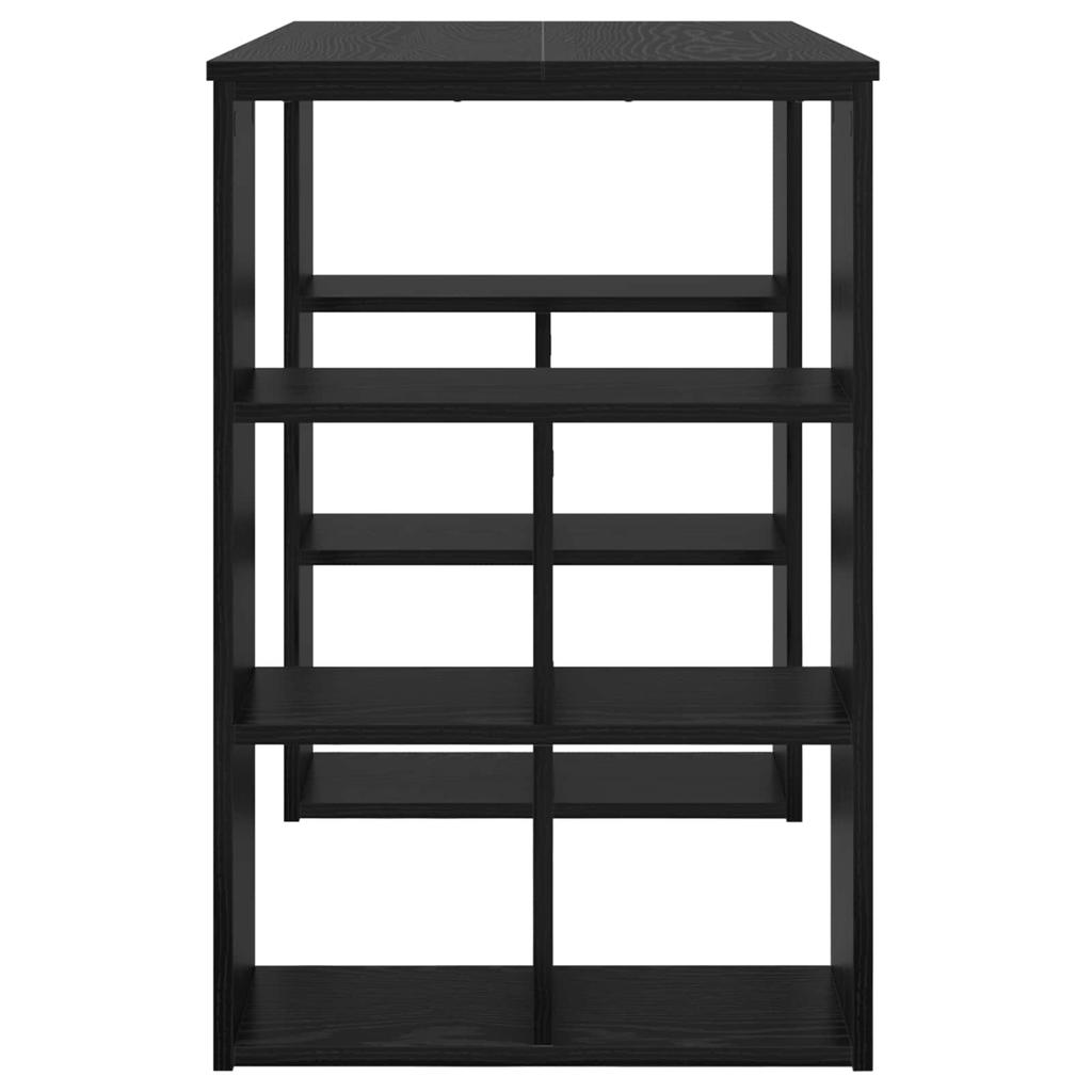 Desk Black Oak Effect 90 x 50 x 75 cm Wood Based Material