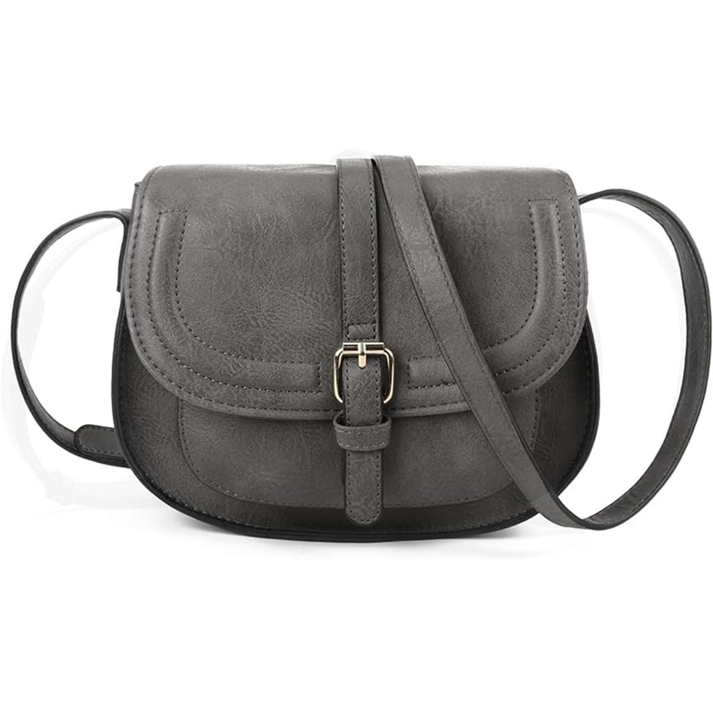 Crossbody Bags for Women Saddle Shoulder Purse and Boho Handbags with Strap Faux Leather CT20154E