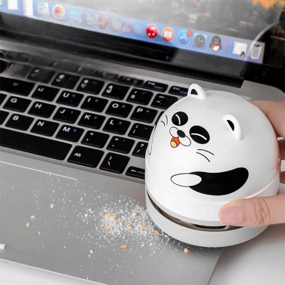 Portable Desktop Vacuum Cleaner Cordless Keyboard Vacuum Cleaner Modern Mini Vacuum Cleaner Desk