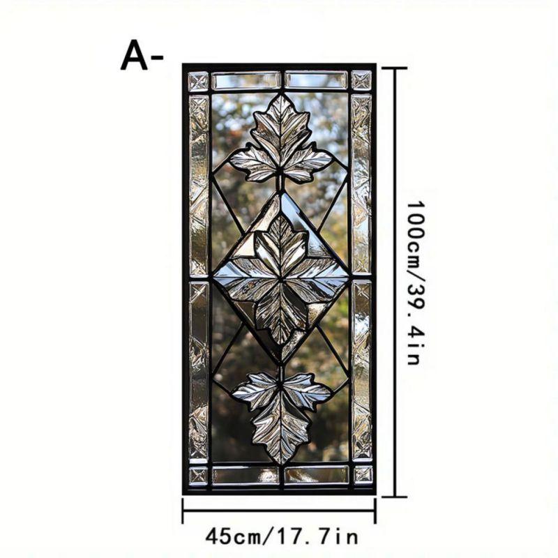 45*100cm Electrostatic Glass Sticker UV Blackout Decorative Window Stickers