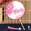 Classical Double-Sided Chinese Style Palace Fan for Women - Ancient Round Dance Fan for Hanfu & Qipao.