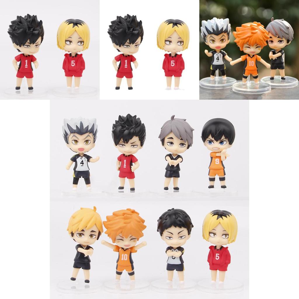 Playful Shoyo Hinata Anime Doll Set With 8 Stylish Volleyball Boy Collectible Toys