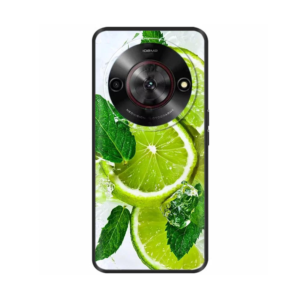 Painted Cover For ZTE Blade A75 5G Case Soft Silicone Fundas Shockproof Shell Back Cover For ZTE Blade A75 5G 4G Cases Bumper