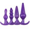 4 Style Anal Plug Jelly Toys Real Skin Feeling Adult Sex Toys Sex Products Butt Plug Juguetes For Men & Women