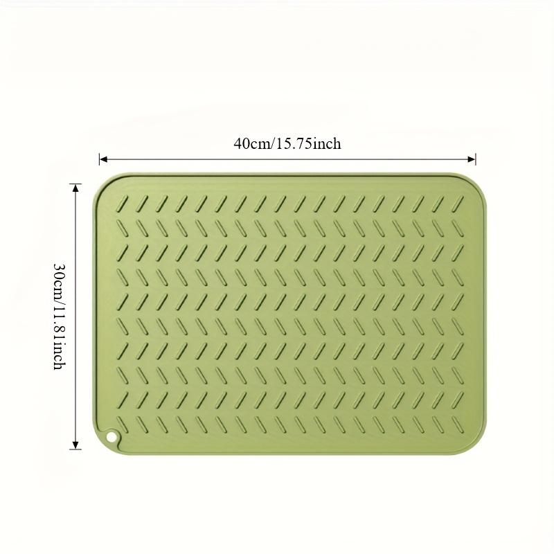 1pc Kitchen Countertop Protector with Raised Edges and Non-Slip Surface - Heat-Resistant,Scratch-Proof,Easy-to-Clean Cutting Board and Dish Drying Mat