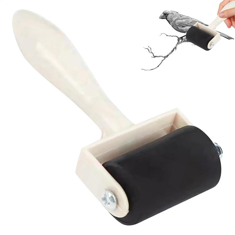 New Professional Rubber Roller Brayer Ink Painting Printmaking Roller Art Craft Projects Ink Stamping Tool Paint Roller