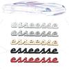 1 stk 3D Metall Esseesse Bilklistremerke Sinklegering Bilkarosseri Side Bak Bagasjerom Emblemer 695 595 Esseesse Logo For 500 695 595 Esseesse Auto Tilbehør