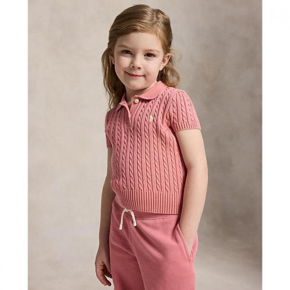Polo Ralph Lauren Girls 2 6 Mini Cable Cotton Sweater Cwposwer6820596650 3