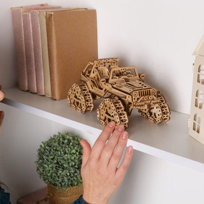 Tracked Off-Road Vehicle - Ugears - Puzzle 3D en bois