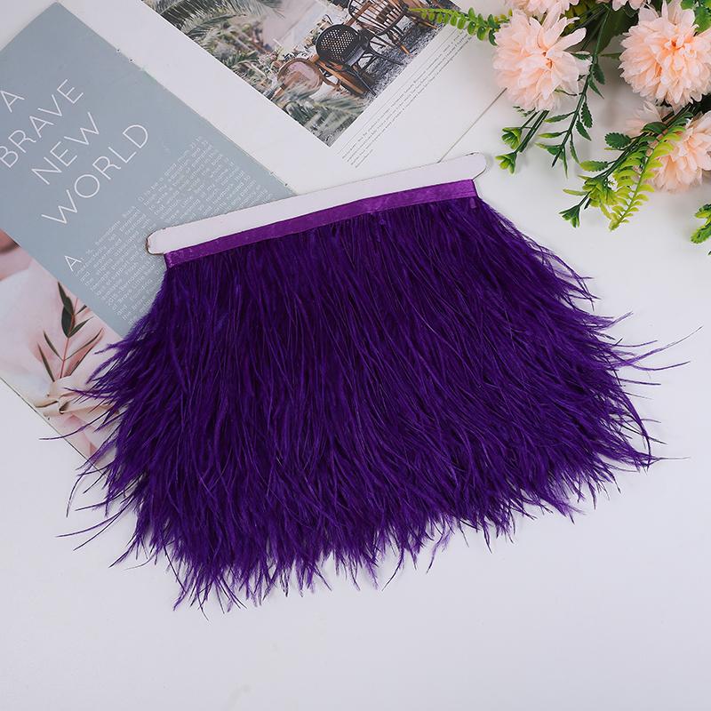Natural Ostrich Feather Ribbon 1/5/10M, 10-15Cm Multicolor For Diy Crafts, Carnival Decor, Stage Show, Ready Stock, Factory Dire