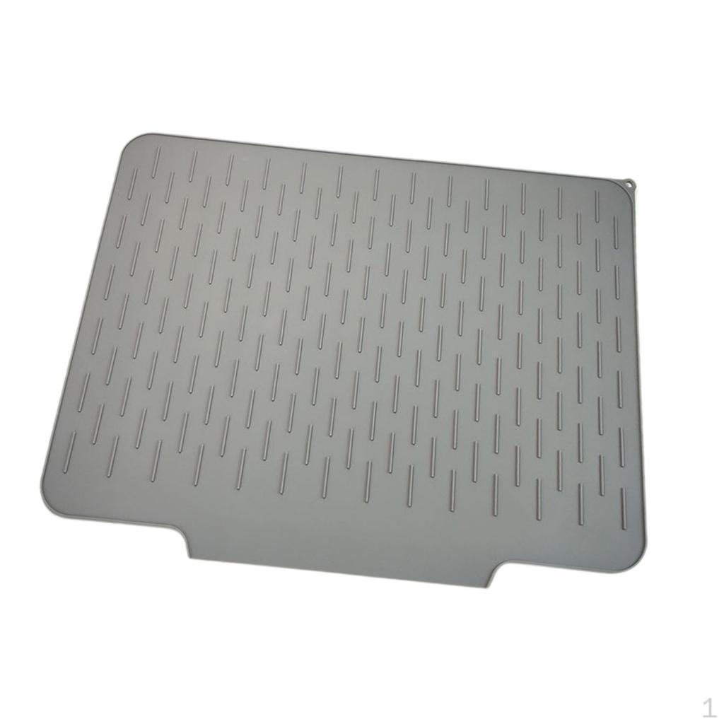 

Коврик для сушки посуды, сушилка, изоляция, барная стойка, силиконовая столешница для посуды в форме лука серый