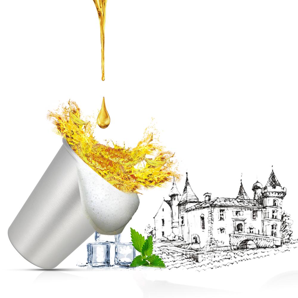 Ölkopp i rostfritt stål Vinkopp Drickskopp för barn Ölpintkoppar