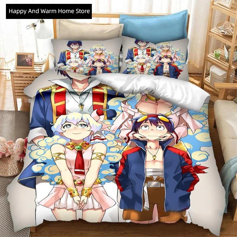3D Printed Anime Tengen Topa Guren Lagan Soft Duvet Cover Beding Set Double Twin Ful Quen King Adult People Boy Bedclothes Comfortable Quilt Cover